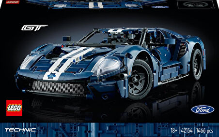 Lego Technic 2022 Ford Gt 42154 - Yetişkinler İçin Sergilenebilecek Bir Supercar Modeli İçeren Yarat