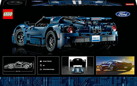 Lego Technic 2022 Ford Gt 42154 - Yetişkinler İçin Sergilenebilecek Bir Supercar Modeli İçeren Yarat