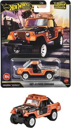 Hot Wheels Premium Boulevard, 1967 Jeepster Commando Araba Klasik, Koleksiyon, Ölçek 1:64, 3 Yaş Üst