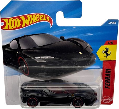 Hot Wheels Ferrari Sf90 Stradale - Ferrari 1/5 - Jjk89 - Siyah - Mattel 2026 (41/250)