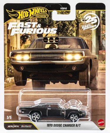 Hot Wheels Premium Fast & Furious 25. Yıl 5'Li Set Bmw M5, Dodge Charger, Honda Nsx Type-R, Dodge Ch