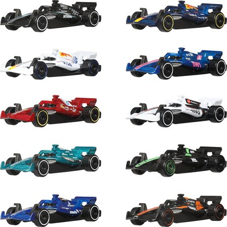 Hot Wheels Formula 1 10'Lu Araba Seti Jmm24