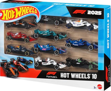 Hot Wheels Formula 1 10'Lu Araba Seti Jmm24
