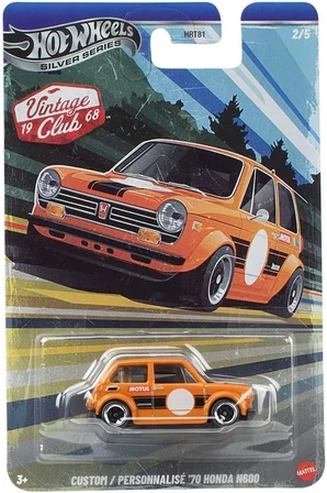 Hot Wheels Vi̇ntage Arabalar Özel Seri Personnalise 70 Honda N600 Jky27 - Hrt81