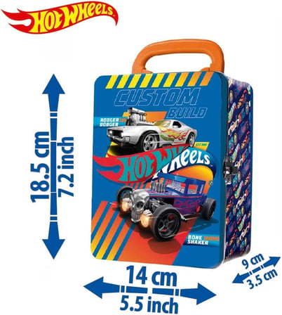 Hot Wheels Metal Araç Taşıma Çantası, 1:64 Ölçeğinde, 18 Araç Saklama Ve Düzenleyici, Koleksiyoncula