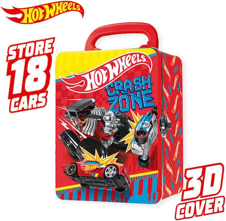 Hot Wheels Metal Araç Taşıma Çantası, 1:64 Ölçeğinde, 18 Araç Saklama Ve Düzenleyici, Koleksiyoncula