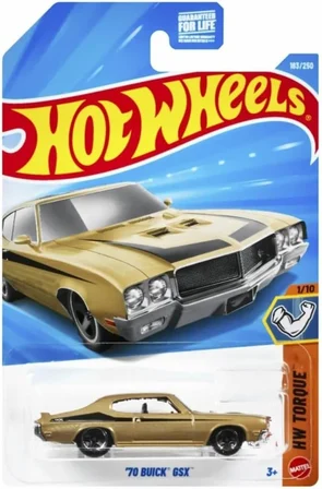 Hot Wheels Tekli Arabalar 70 Buick Gsx - Jjk23 (Kisa Kart)