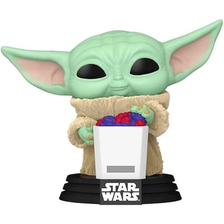 Funko Pop! Disney Star Wars: Mandalorian & Grogu - Grogu (Flocked) (Special Edition) #825 Bobble-Hea