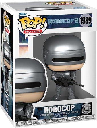 Funko Pop! Filmler: Robocop - Robocop (Metalik) Chase Ile | Resmi Ürün - Raf Teşhir Için Koleksiyonl