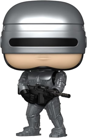 Funko Pop! Filmler: Robocop - Robocop (Metalik) Chase Ile | Resmi Ürün - Raf Teşhir Için Koleksiyonl