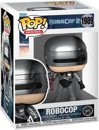 Funko Pop! Filmler: Robocop - Robocop (Metalik) Chase Ile | Resmi Ürün - Raf Teşhir Için Koleksiyonl