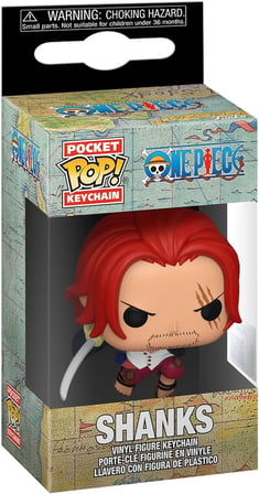 Funko Pop! Anahtarlık: Tek Parça - Shanks Yenilik Anahtarlık - Koleksiyon Mini Figür - Çorap Dolgusu