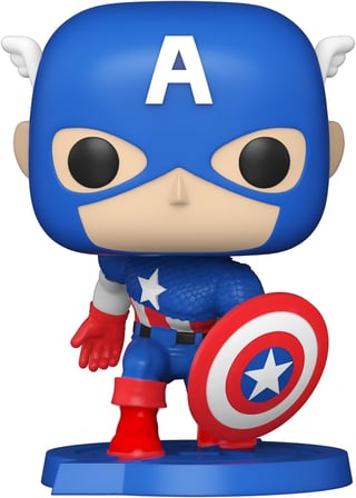 Funko Pop Comic Cover: Marvel - Avengers (Captain America) Figür