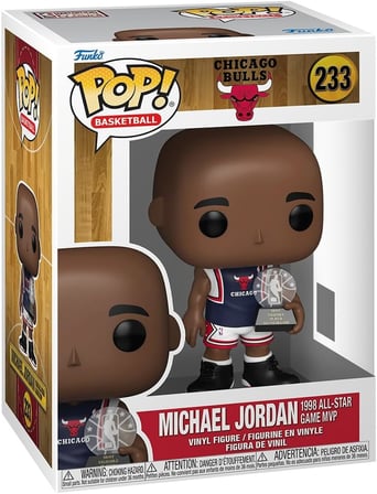 Funko Pop! Nba: Bulls - Michael Jordan - 1998 All-Star Game Mvp - Koleksiyon Vinil Figür - Hediye Fi