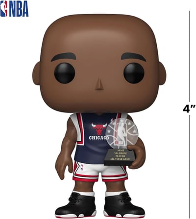 Funko Pop! Nba: Bulls - Michael Jordan - 1998 All-Star Game Mvp - Koleksiyon Vinil Figür - Hediye Fi