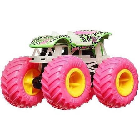 Hot Wheels Monster Trucks Glow In The Dark 1:64 Karanlıkta Parlayan Arabalar Twin Mill Hcb50-Hvh80