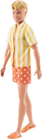 Barbie Ken Fashionista Ken'S 65Th California Dream Ken With Mullet Bebek, Jjn66
