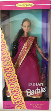 Barbie As An Indian, Dolls Of The World Collection
