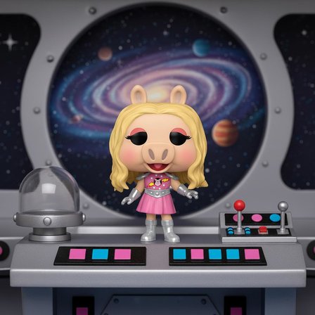Funko Pop! Tv: Muppets - İlk Mate Bayan Piggy | Resmi Ürün - Raf Teşhir Için Koleksiyonluk Vinil Hey