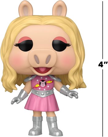 Funko Pop! Tv: Muppets - İlk Mate Bayan Piggy | Resmi Ürün - Raf Teşhir Için Koleksiyonluk Vinil Hey