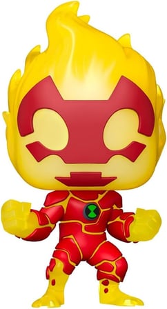 Funko Pop! Tv: Ben 10 - Heatblast - Koleksiyon Vinil Figür - Hediye Fikri - Resmi Ürün - Çocuklar Ve