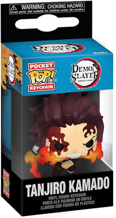 Funko Pop! Anahtarlık: Demon Slayer - Tanjiro Kamado - (Dancing Flash)- Yeni Anahtarlık - Koleksiyon
