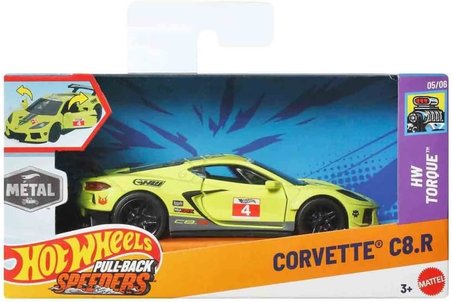 Hpr70 1:43 Hot Wheels Çek-Bırak Araba - Corvette C8.R Jcm12