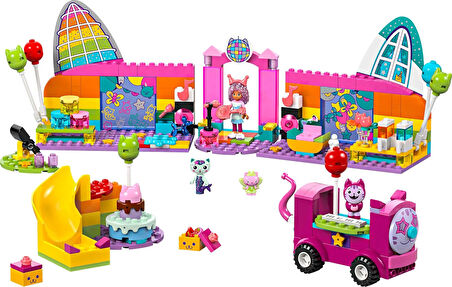 Lego Gabby’S Dollhouse Gabby’Nin Parti Odası 10797, 4 Yaş Ve Üzeri Çocuklar Için Yaratıcı Oyuncak Ya