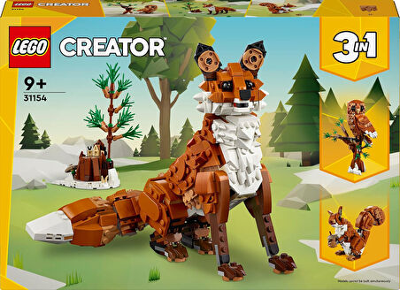 Lego® Creator Orman Hayvanları: Kızıl Tilki 31154-9 Yaş Ve Üzeri Çocuklar Için Baykuş Ve Sincap Mode