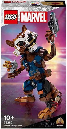 Lego Marvel Rocket Ve Bebek Groot 76282 – 10 Yaş Ve Üzeri Süper Kahraman Seven Çocuklar İçin İnşa Ed