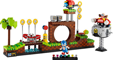 Lego® Ideas Sonic The Hedgehog Yeşil Tepe Bölgesi 21331 - Yetişkinler Için Nostaljik Yapım Seti (112
