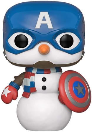 Funko Fgr-Pop Marvel Holiday, Captain America Le Figürü