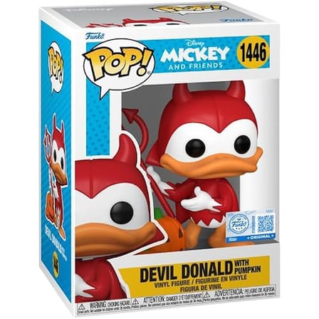 Funko Pop! Disney: Chase Ile Devil Donald Duck - Vinil Koleksiyon Figürü - Hediye Fikri - Resmi Tica