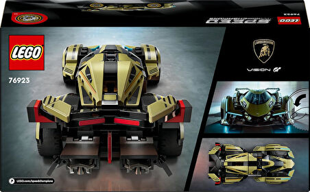 Lego Speed Champions Lamborghini Lambo V12 Vision Gt Süper Araba 76923, 10 Yaş Ve Üzeri Araç Tutkunl