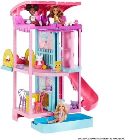 Barbie Chelsea Oyun Evi, Çok Renkli, 45,5X32X13,2Cm
