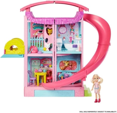 Barbie Chelsea Oyun Evi, Çok Renkli, 45,5X32X13,2Cm