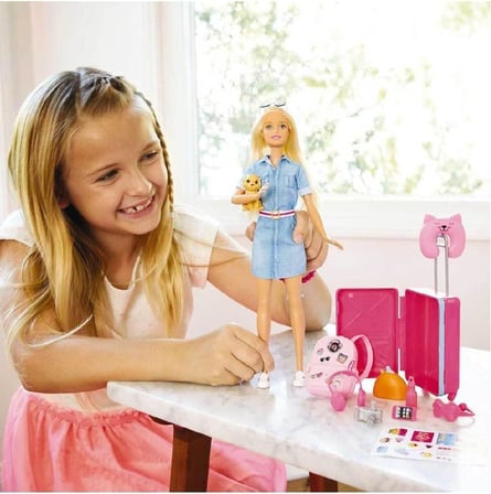 Barbie Seyahatte Bebeği Ve Aksesuarları Oyuncak Bebek, Activeshopfwvm