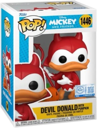 Funko Pop Disney Mickey And Friends Devil Donald With Pumpkin 1446 Figür, Fu77398
