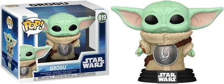 Funko Pop The Mandalorian Grogu With Mudhorn Chest Armor Figür, 889698904476