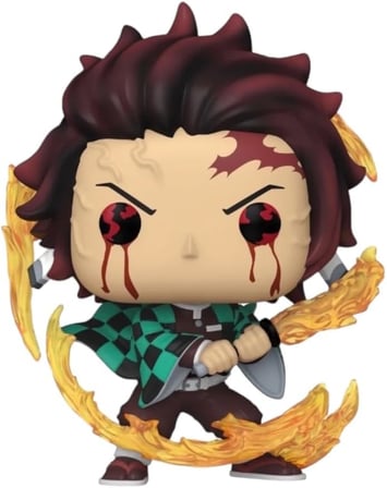 Funko Pop! Animasyon: Demon Slayer Tanjiro (Güneş Soluyan) Vinil Figürleri, Fp0001748