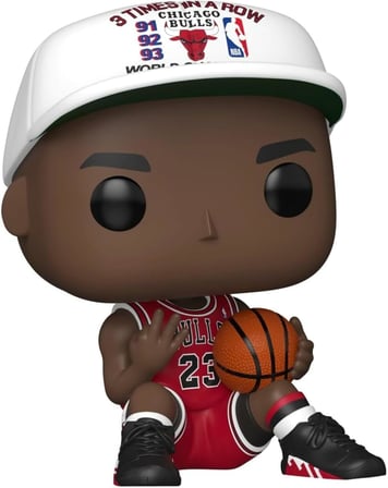 Funko Pop! Nba: Bulls - Michael Jordan (Üst Üste 3 Kez) Figür, 21005Ac