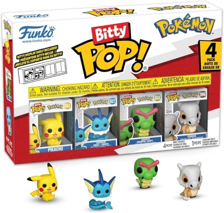 Funko Bitty Pop Pokemon 4'Lü Paket Figür, 889698811323