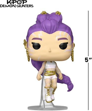 Funko Pop! Animasyon: Kpop Demon Hunters - Rumi - Nadir Kovalamaca Varyantı Için 1/6 Oranlar - Karan