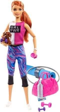 Barbie Wellness - 'Nin Spa Günü Bebekleri - Spor Temalı Gjg57-Gkh73, Pra-4952612-2958
