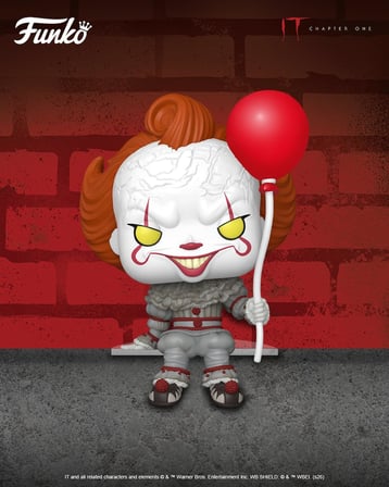 Funko Pop! Movies: It2 - Pennywise - Raf Bakıcısı - Koleksiyon Vinil Figür - Hediye Fikri - Resmi Ür