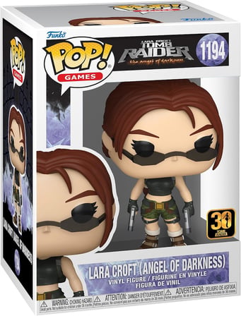 Funko Pop! Games: Tomb Raider - Lara Croft - Karanlığın Meleği - Koleksiyonluk Vinil Figür - Hediye 