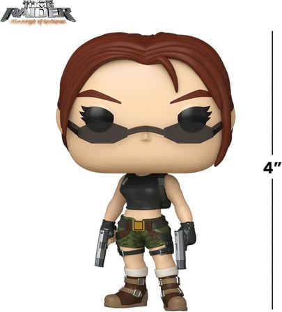 Funko Pop! Games: Tomb Raider - Lara Croft - Karanlığın Meleği - Koleksiyonluk Vinil Figür - Hediye 