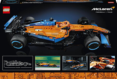 Lego® Technic Mclaren Formula 1™ Yarış Arabası 42141 - Araba Seven Yetişkinler İçin Model Yapım Seti