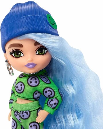 Barbie Extra Mini Bebekler HGP62 - Mavi Saçlı