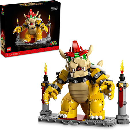 Lego® Super Mario™ Mighty Bowser™ 71411 - Yetişkin Hayranlar Için Koleksiyonluk Yapım Seti (2807 Par